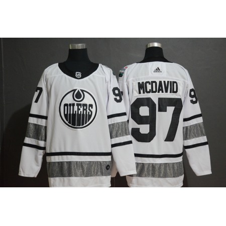Men's Edmonton Oilers #97 Connor McDavid White 2019 NHL All-Star Game Jersey