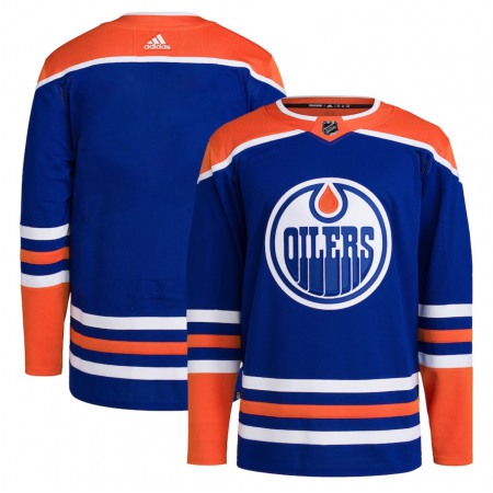 Men's Edmonton Oilers Blank Royal Stitched Jersey