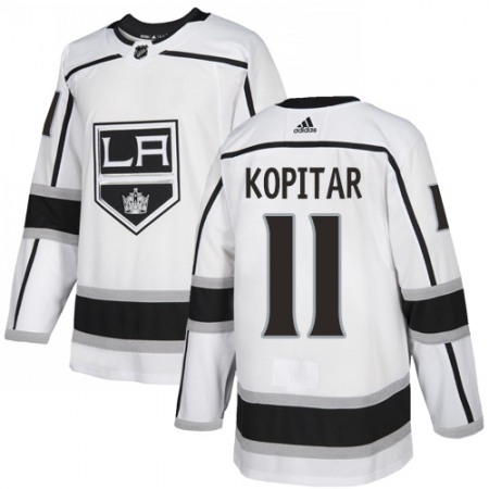 Men's Los Angeles Kings #11 Anze Kopitar White Stitched NHL Jersey