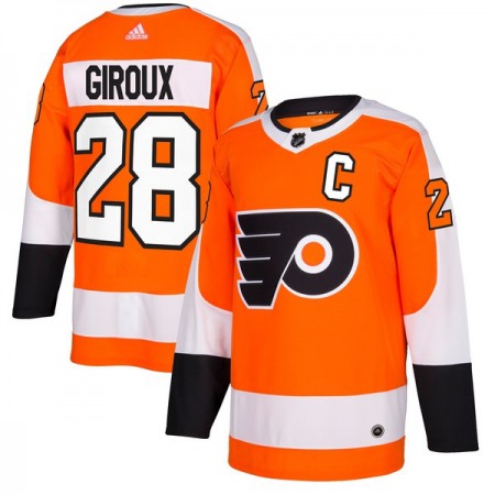 Men's Adidas Philadelphia Flyers #28 Claude Giroux Orange Stitched NHL Jersey