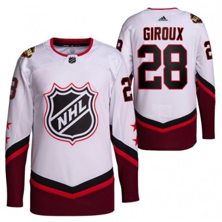 Men's Philadelphia Flyers #28 Claude Giroux 2022 All-Star White Stitched Jersey