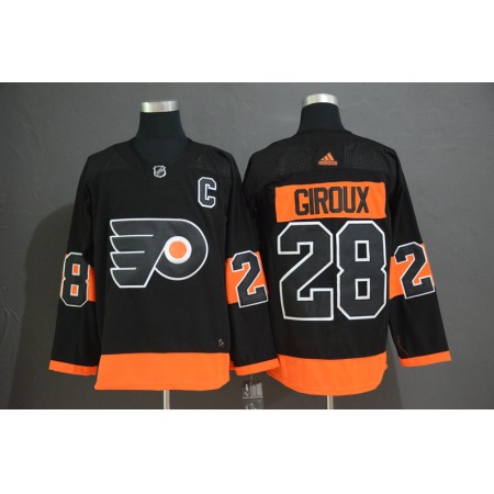 Men's Philadelphia Flyers #28 Claude Giroux Black Stitched NHL Jersey