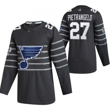 Men's St. Louis Blues #27 Alex Pietrangelo 2020 Grey All Star Stitched NHL Jersey
