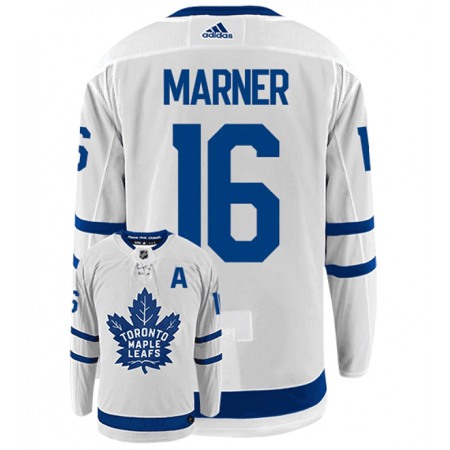 Men's Toronto Maple Leafs #16 Mitchell Marner White Stitched Jersey