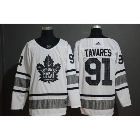 Men's Toronto Maple Leafs Custom White All-Star Stitched Hockey Jersey