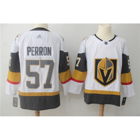 Men's Adidas Vegas Golden Knights #57 David Perron White Stitched NHL Jersey