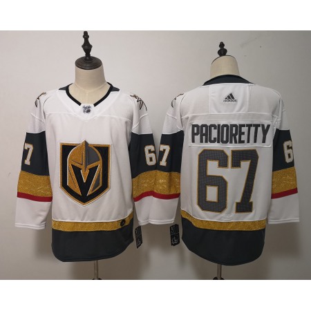 Men's Adidas Vegas Golden Knights #67 Max Pacioretty White Stitched NHL Jersey