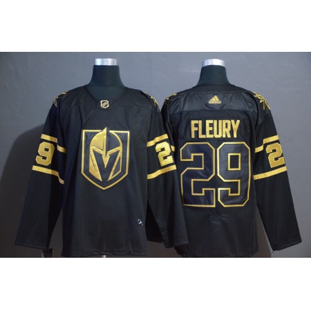 Men's Vegas Golden Knights #29 Marc-Andre Fleury Black Golden 2019 NHL All-Star Game Jersey