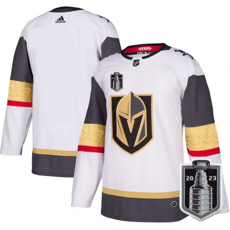 Men's Vegas Golden Knights Blank White 2023 Stanley Cup Final Stitched Jersey