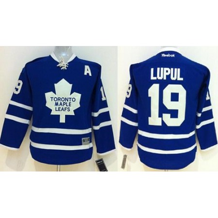 Maple Leafs #19 Joffrey Lupul Blue Home Women's Stitched NHL Jersey