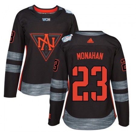 Team North America #23 Sean Monahan Black 2016 World Cup Women's Stitched NHL Jersey