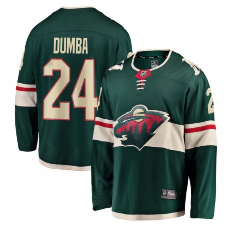 Women's Minnesota Wild #24 Matt Dumba Green Stitched NHL Jersey