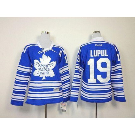Maple Leafs #19 Joffrey Lupul Blue 2014 Winter Classic Women's Stitched NHL Jersey