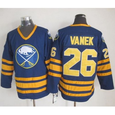 Sabres #26 Thomas Vanek Navy Blue CCM Throwback Stitched NHL Jersey
