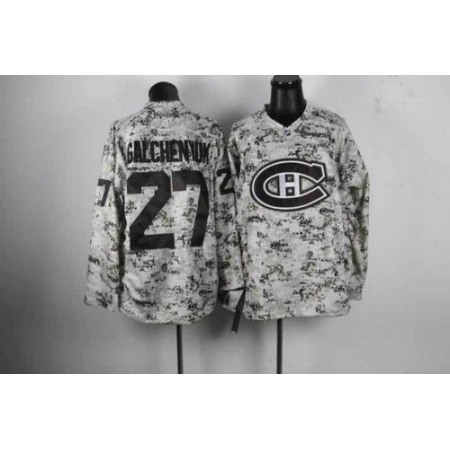 Canadiens #27 Alex Galchenyuk Camo Stitched NHL Jersey