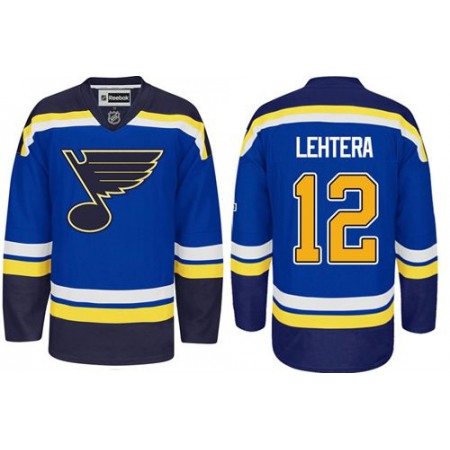 Blues #12 Jori Lehtera Light Blue Home Stitched NHL Jersey