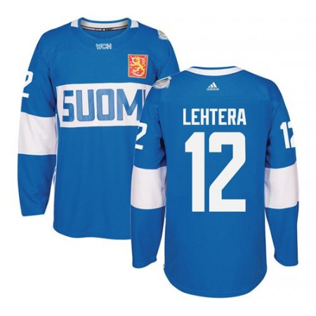 Team Finland #12 Jori Lehtera Blue 2016 World Cup Stitched NHL Jersey