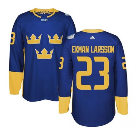 Team Sweden #23 Oliver Ekman-Larsson Blue 2016 World Cup Stitched NHL Jersey