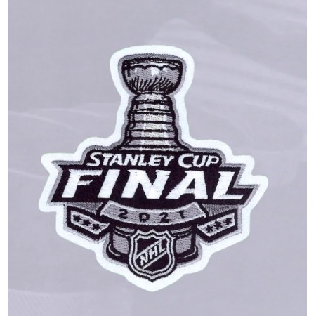 Tampa Bay Lightning vs. Montreal Canadiens 2021 Stanley Cup Final Matchup Unsigned National Emblem Jersey Patch