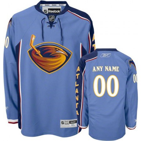 Thrashers Personalized Authentic Blue NHL Jersey (S-3XL)