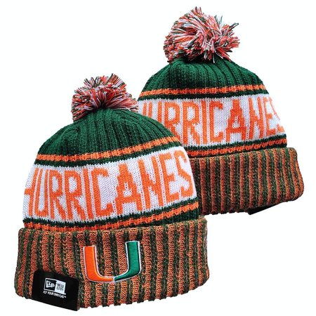 Miami Hurricanes Beanies Knit Hat