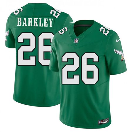 Youth Philadelphia Eagles #26 Saquon Barkley Green F.U.S.E. Vapor Untouchable Limited Stitched Football Jersey