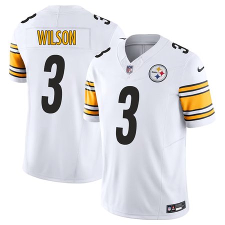 Youth Pittsburgh Steelers #3 Russell Wilson White F.U.S.E. Vapor Untouchable Limited Jersey