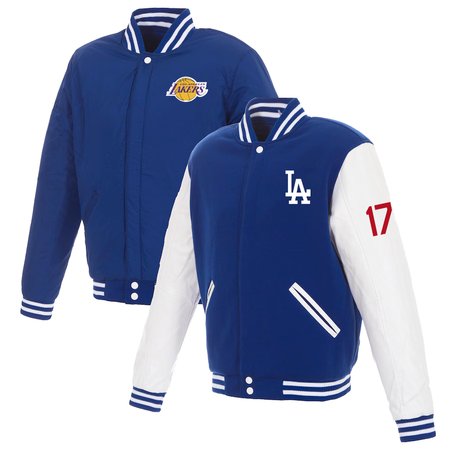 Los Angeles Dodgers & Los Angeles Lakers Reversible Jacket