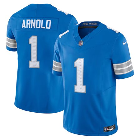 Men's Detroit Lions Terrion Arnold Nike Blue 2024 NFL Draft First Round Pick Player F.U.S.E. Vapor Untouchable Limited Stitched Football Jersey
