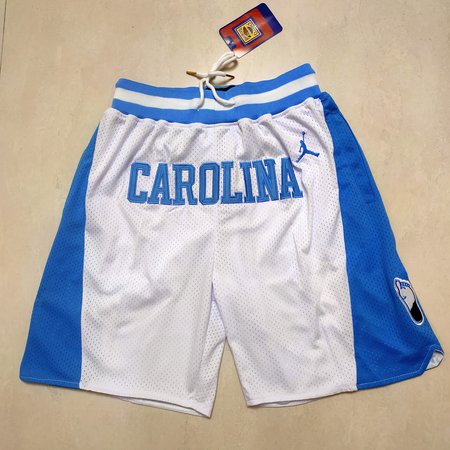 North Carolina Tar Heels White Shorts
