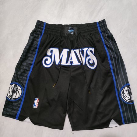 Dallas Mavericks Black Shorts