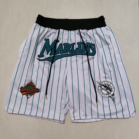 Miami Marlins White Shorts