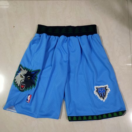 Minnesota Timberwolves Blue Shorts