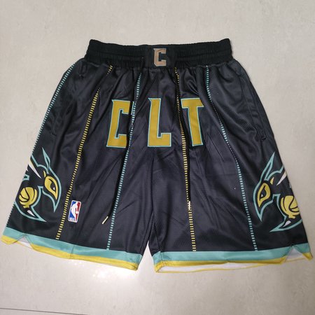 Charlotte Hornets Black Shorts