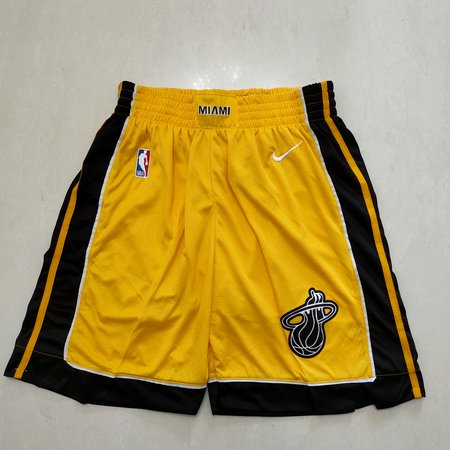 Miami Heat Yellow Shorts