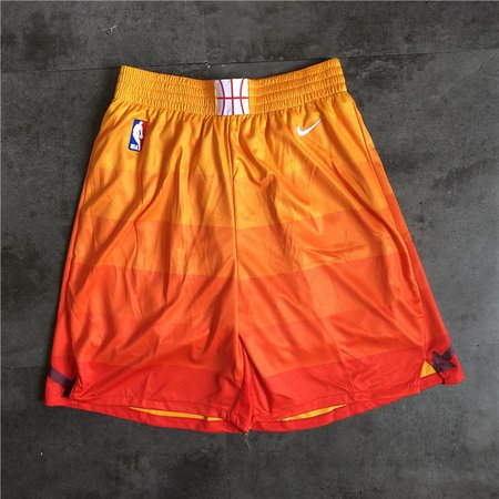 Utah Jazz Orange Shorts