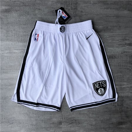 Brooklyn Nets White Shorts