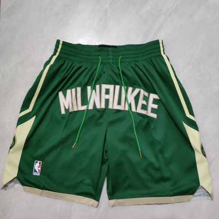 Milwaukee Bucks Green Shorts