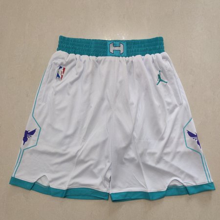 Charlotte Hornets White Shorts