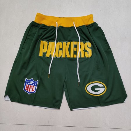 Green Bay Packers Green Shorts