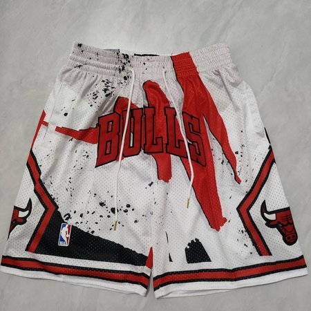 Chicago Bulls White Shorts