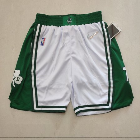 Boston Celtics White Shorts