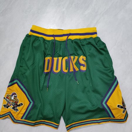Anaheim Ducks Green Shorts